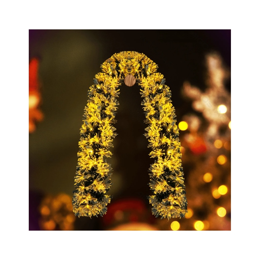 Aigostar - LED-ulkojouluvalosarja 112×LED/3,6 W/230 V/2 m IP44 lämmin valkoinen