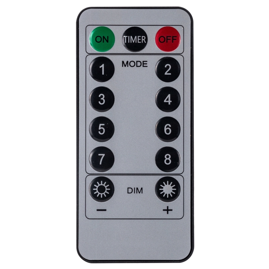 Aigostar - LED ulkovaloketju 120xLED/8 toimintoa 3x0,7m IP44 lämmin valkoinen + kaukosäädin