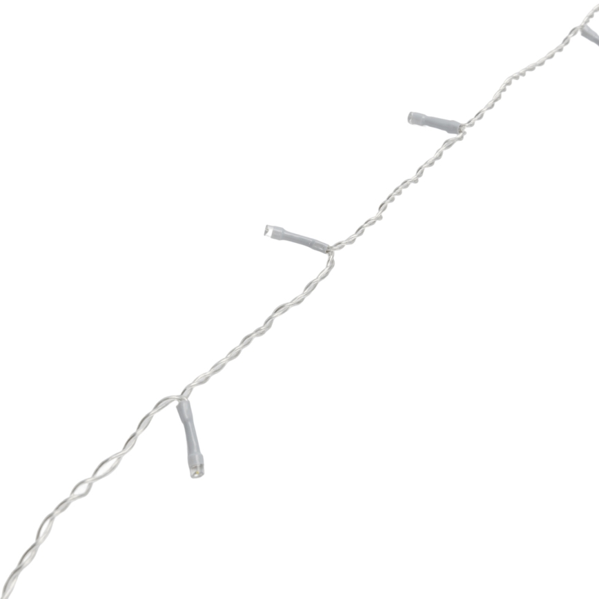 Aigostar - Ulkokäyttöinen joulukoristevalosarja, 150 LEDiä, 6 W, 230 V, 8 toimintoa, 1,5 x 1 m, IP44, kylmänvalkoinen + kaukosäädin