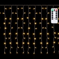 Aigostar - LED-ulkojouluvalosarja 150xLED/6W/230V/8 toimintoa 1,5x1m IP44 lämmin valkoinen + kaukosäädin