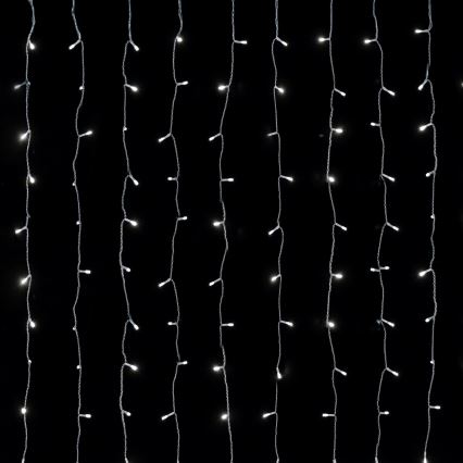 Aigostar - LED-ulkovaloketju 288xLED/8 toimintoa 1,5x1,8m IP44 kylmänvalkoinen