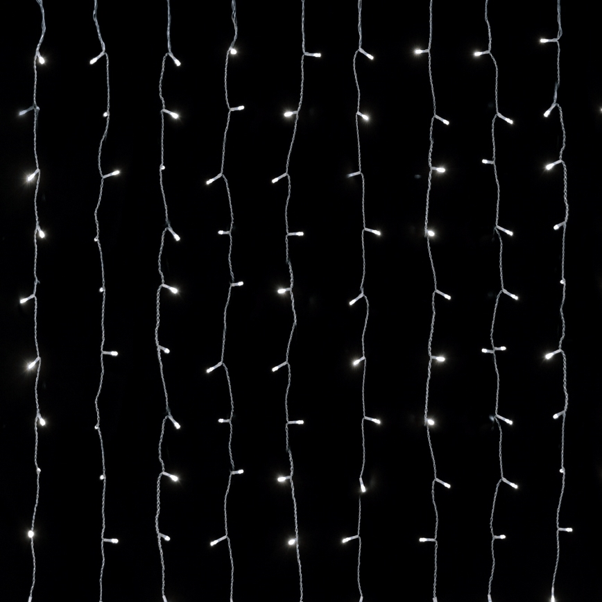 Aigostar - LED-ulkovaloketju 288xLED/8 toimintoa 1,5x1,8m IP44 kylmänvalkoinen