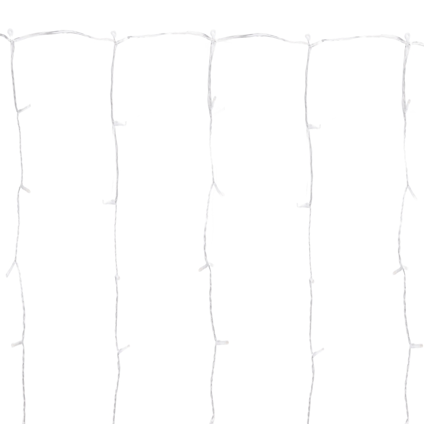 Aigostar - LED-ulkovaloketju 288xLED/8 toimintoa 1,5x1,8m IP44 kylmänvalkoinen