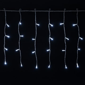 Aigostar - LED-ulkojouluvalosarja 300xLED/6W/230V/8 toimintoa 15x0,4m IP44 kylmänvalkoinen