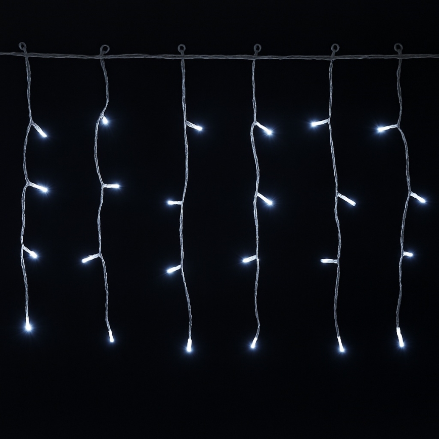 Aigostar - LED-ulkojouluvalosarja 300xLED/6W/230V/8 toimintoa 15x0,4m IP44 kylmänvalkoinen