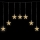 Aigostar - LED-ulkojouluvalosarja 70xLED 1,2x1m IP44 lämmin valkoinen, tähdet