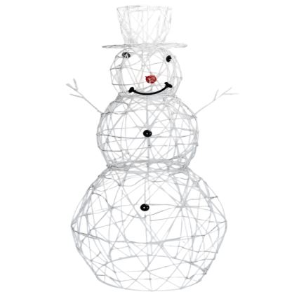 Aigostar - LED-ulkojoulukoriste LED/3,6W/31/230V 2700K 90 cm IP44 lumiukko