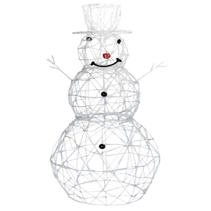 Aigostar - LED-ulkojoulukoriste LED/3,6W/31/230V 2700K 90 cm IP44 lumiukko