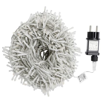 Aigostar - LED-ulkokäyttöinen joulukoristesarja 1000xLED/8 toimintoa 53 m IP44 monivärinen