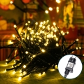 Aigostar - LED-ulkokäyttöinen jouluvaloketju, 600 LED, 8 toimintoa, 18 m, IP44, lämmin valkoinen