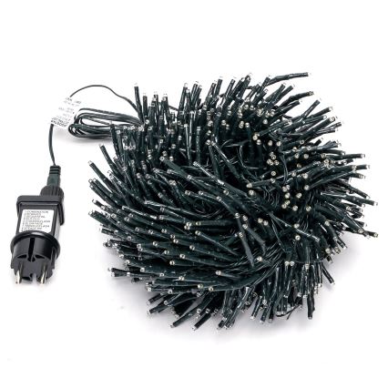 Aigostar - LED-ulkokäyttöinen jouluvaloketju, 600 LED, 8 toimintoa, 18 m, IP44, lämmin valkoinen