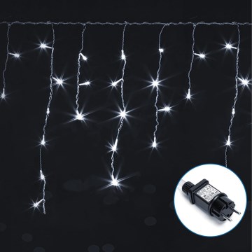 Aigostar - LED-ulkokäyttöinen koristevalosarja 75xLED/6W/230V 15x0,6m IP44 kylmänvalkoinen