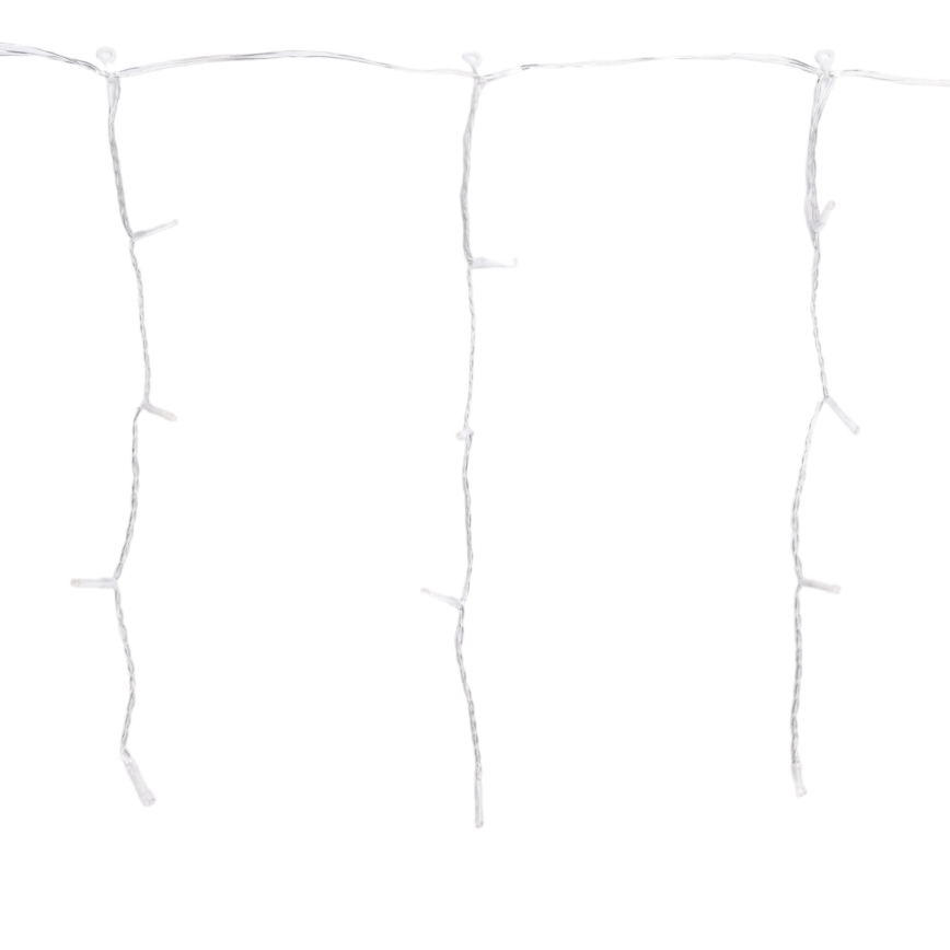 Aigostar - LED-ulkokäyttöinen jouluvalosarja 200xLED/8 toimintoa 10x0,4m IP44 lämmin valkoinen