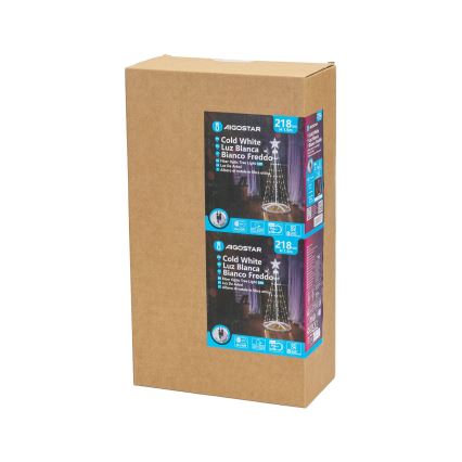 Aigostar - LED Ulkokäyttöön tarkoitettu joulukoriste LED/3,6W/230V 150 cm IP44 kylmän valkoinen
