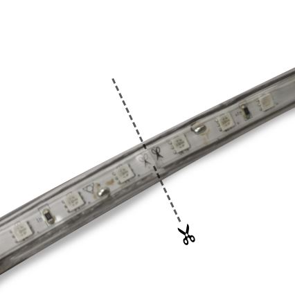 Aigostar - LED-ulkonauha 50m LED/300W/230V sininen IP65