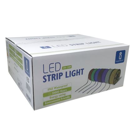 Aigostar - LED-ulkonauha 50m LED/300W/230V sininen IP65