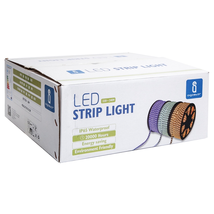 Aigostar - LED-ulkonauha 50m LED/350W/230V 3000K IP65