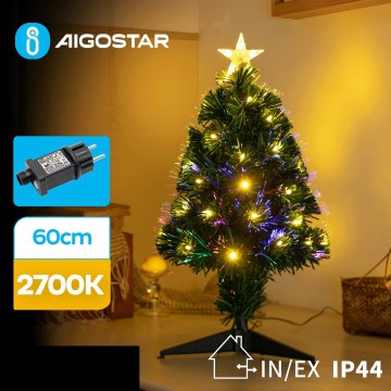 Aigostar - LED Ulkotila joulukuusi LED/3,6W/230V 60 cm IP44 lämpimänvalkoinen