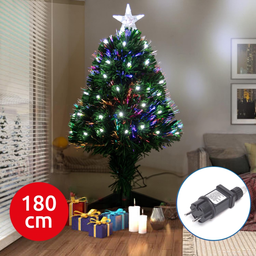 Aigostar - LED Ulkotila joulukuusi LED/6W/230V 180 cm IP44 kylmänvalkoinen
