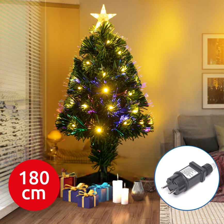 Aigostar - LED Ulkotila joulukuusi LED/6W/230V 180 cm IP44 lämpimänvalkoinen