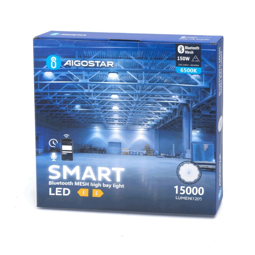 Aigostar - LED Kestävä himmennettävä ulko kevyt MESH High Bay LED/150W/230V 6500K IP65
