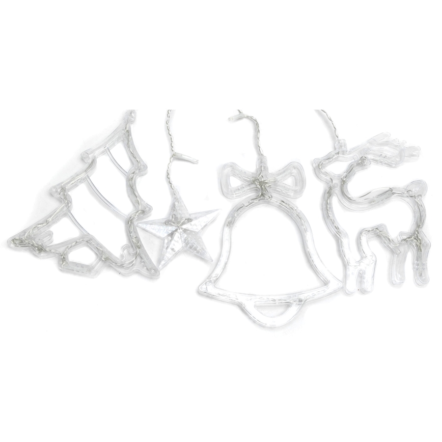 Aigostar - LED-ulkojouluvalosarja 120 x LED / 8 toimintoa 3 x 0,6 m IP44 kylmänvalkoinen + kaukosäädin