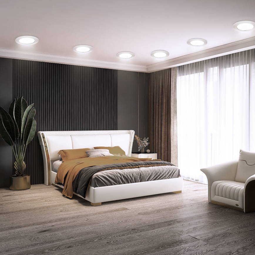 Aigostar - LED upotettava valo ULTRATHIN LED/9W/230V 6000K valkoinen
