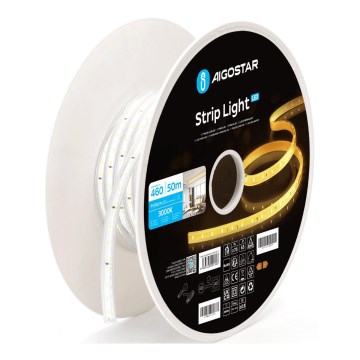 Aigostar - LED-valonauha LED/250W/230V 50m 3000K IP65