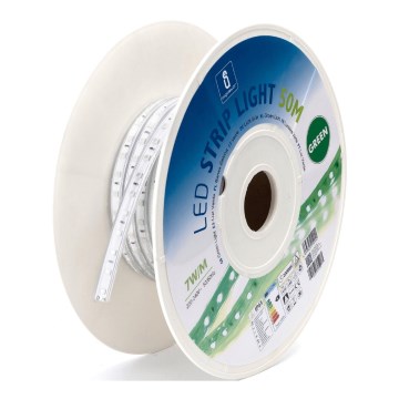 Aigostar - LED-valonauha LED/350W/230V 50m vihreä IP65