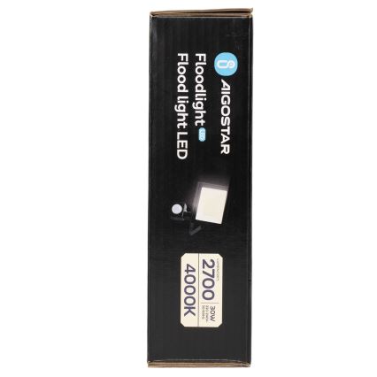 Aigostar - LED-valonheitin anturilla LED/30W/230V 4000K IP65
