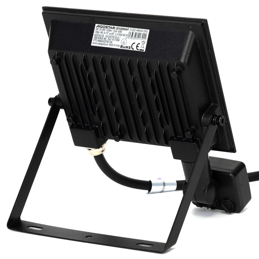 Aigostar - LED-valonheitin anturilla LED/30W/230V 6500K IP65