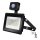 Aigostar - LED Valonheitin anturilla LED/50W/230V 4000K IP65 musta