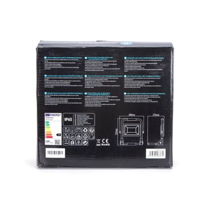 Aigostar - LED Valonheitin jalustalla LED/100W/230V 6500K IP65