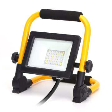 Aigostar - LED Valonheitin jalustalla LED/20W/230V 6500K IP65