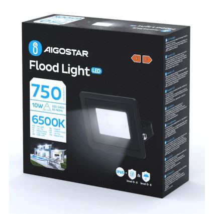 Aigostar - LED-valonheitin LED/10W/230V 6500K IP65