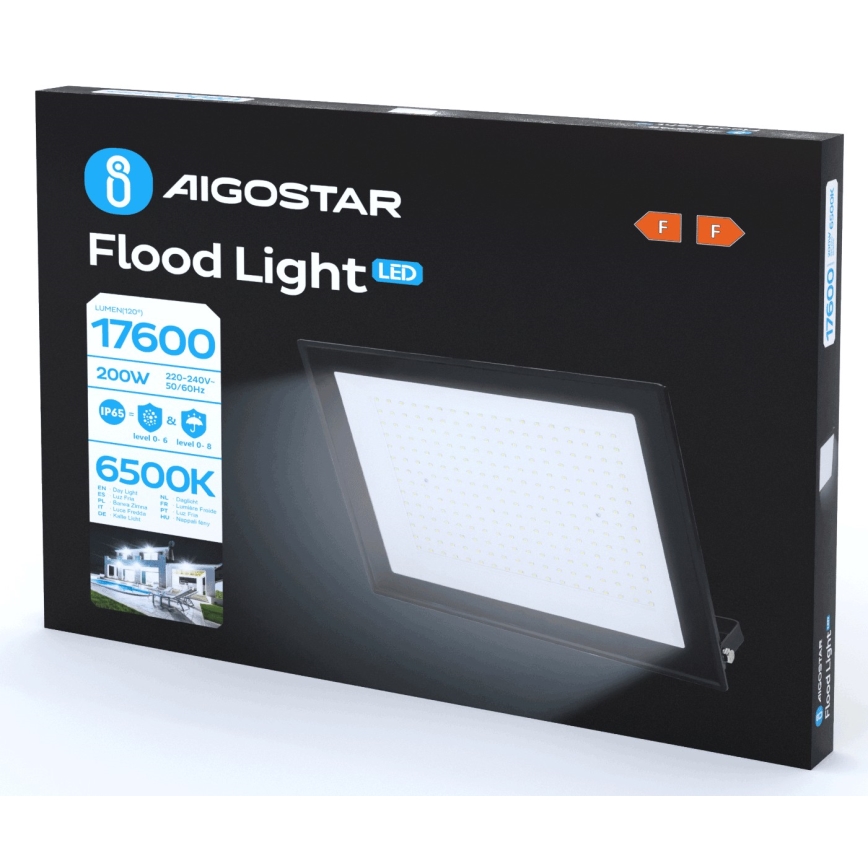 Aigostar - LED-valonheitin LED/200W/230V 6500K IP65