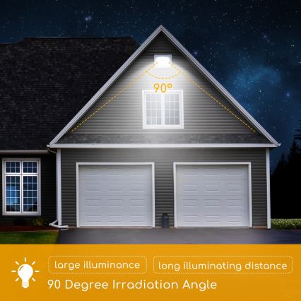 Aigostar - LED-valonheitin LED/200W/230V harmaa 6500K IP65