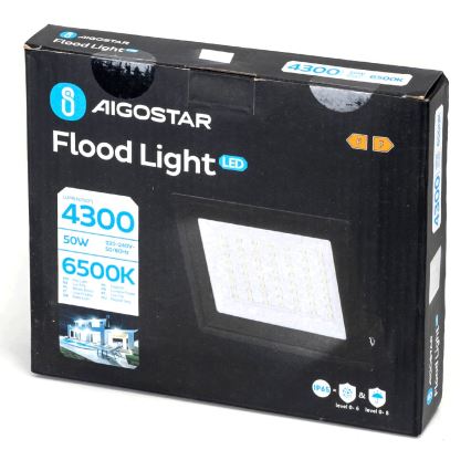 Aigostar - LED-valonheitin LED/50W/230V 6500K IP65