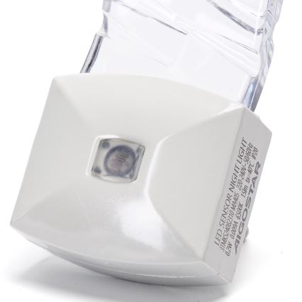 Aigostar - LED Yövalo hämärätunnistimella LED/0,2W/230V 6500K
