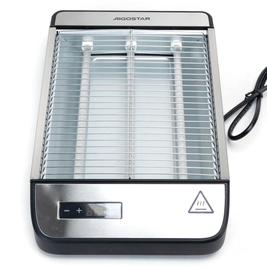 Aigostar - leivänpaahdin 840-1000W/230V mattakromi