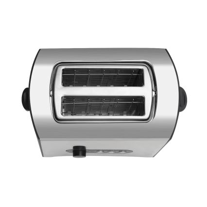 Aigostar - Leivänpaahdin kahdella aukolla 900W/230V mattakromi