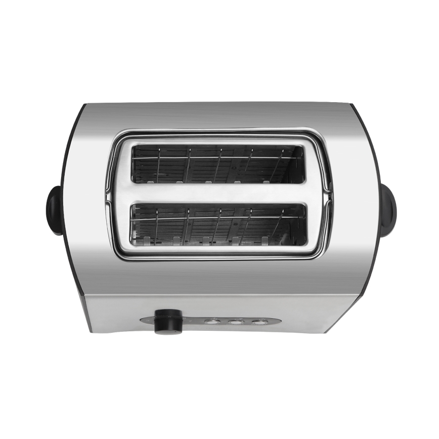 Aigostar - Leivänpaahdin kahdella aukolla 900W/230V mattakromi