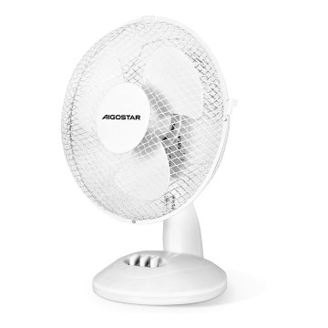 Aigostar - Pöytätuuletin 20W/230V valkoinen