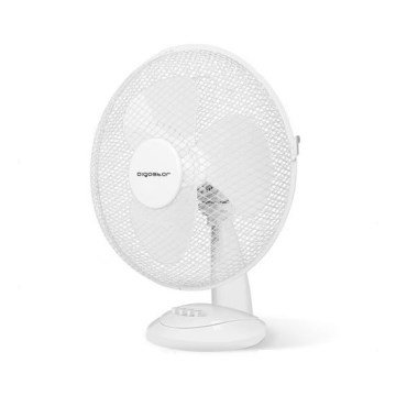 Aigostar - Pöytätuuletin 35W/230V 34 cm valkoinen