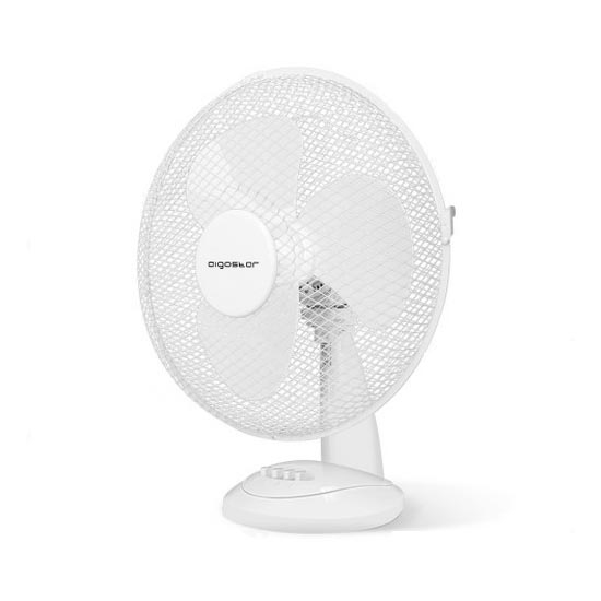 Aigostar - Pöytätuuletin 35W/230V 34 cm valkoinen