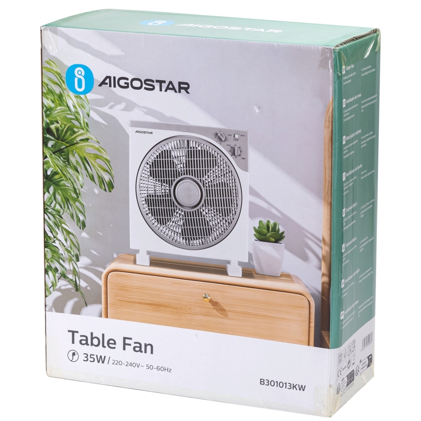 Aigostar - Pöytätuuletin 35W/230V