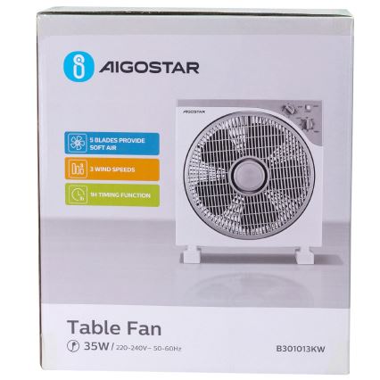 Aigostar - Pöytätuuletin 35W/230V