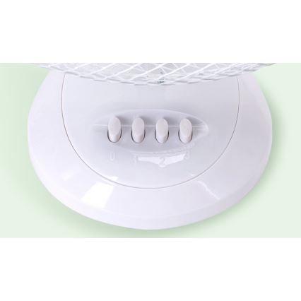Aigostar - Pöytätuuletin 45W/230V 34 cm valkoinen