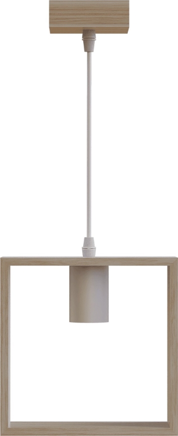 Aigostar - Riippuvalaisin vaijerilla 1xE27/60W/230V beige