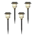 Aigostar - SARJA 4x LED RGB Aurinkokäyttöinen lamppu LED/0,2W/2V 40 mAh IP44
